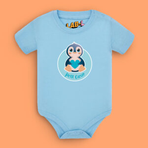 Body Bébé – Petit Coeur bleu