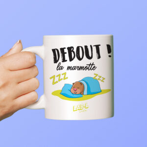 Mug – Debout la Marmotte