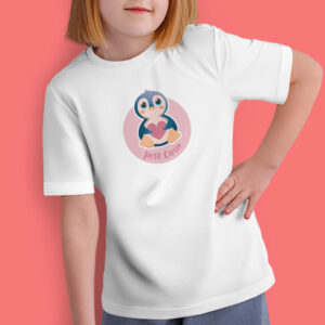 T-shirt Enfant – Petit Coeur Rose