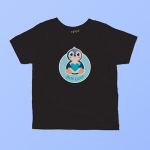 T-shirt Enfant – Petit Coeur Bleu