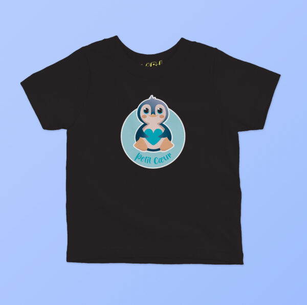 T-shirt Enfant - Petit Coeur Bleu – Image 2