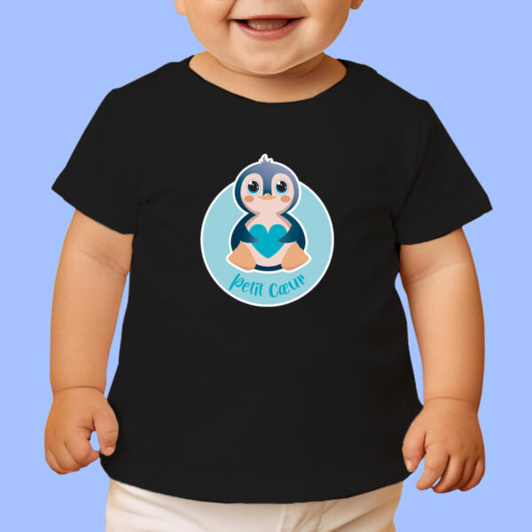 T-shirt Enfant - Petit Coeur Bleu – Image 3