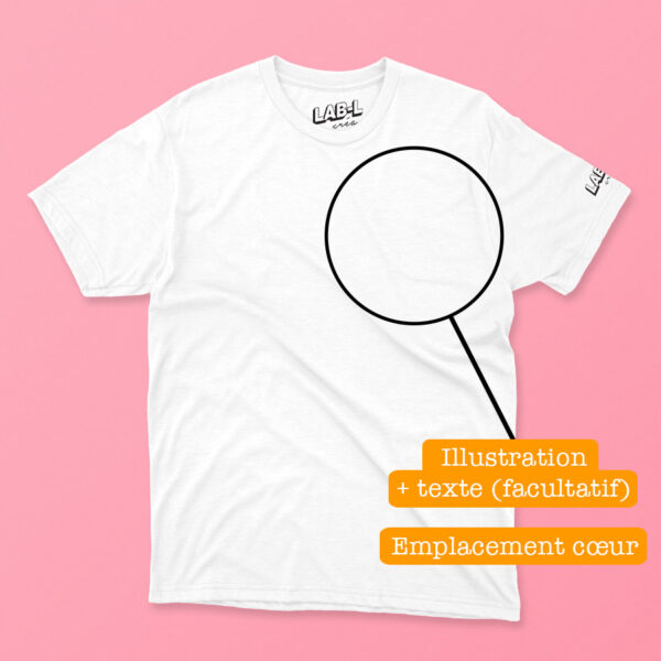T-shirt Unisex - À Personnaliser – Image 3