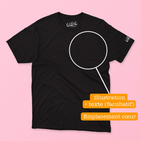 T-shirt Unisex - À Personnaliser – Image 4