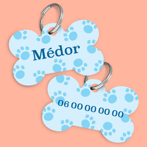 Médaille Animaux - Pattes Bleues
