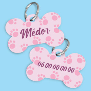 Médaille Animaux – Pattes Roses