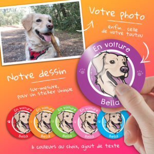 Stickers Personnalisés pour Voiture