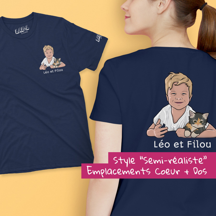 T-shirt Unisex - À Personnaliser – Image 4