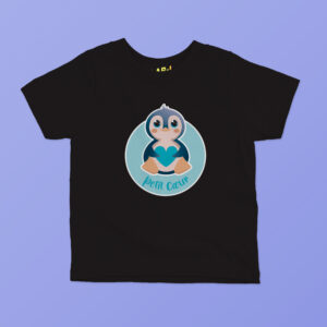 T-shirt Enfant – Petit Coeur Bleu