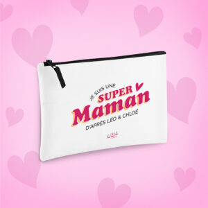 Pochette SuperMaman – À Personnaliser