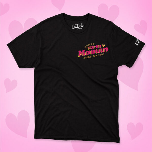 T-shirt SuperMaman - À Personnaliser – Image 3