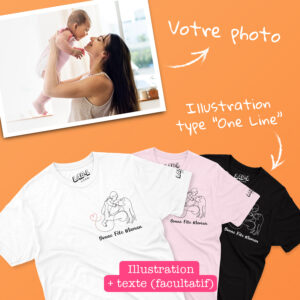 T-shirt à Personnaliser – Fête des mères