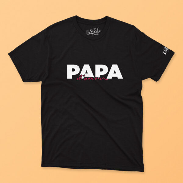 T-shirt Papa d'Amour – Image 3