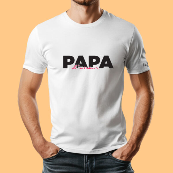 T-shirt Papa d'Amour – Image 7
