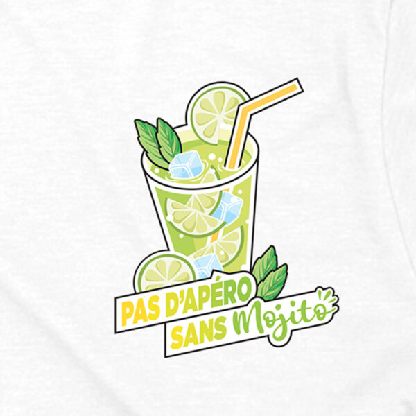 T-shirt unisex - Été Mojito – Image 3