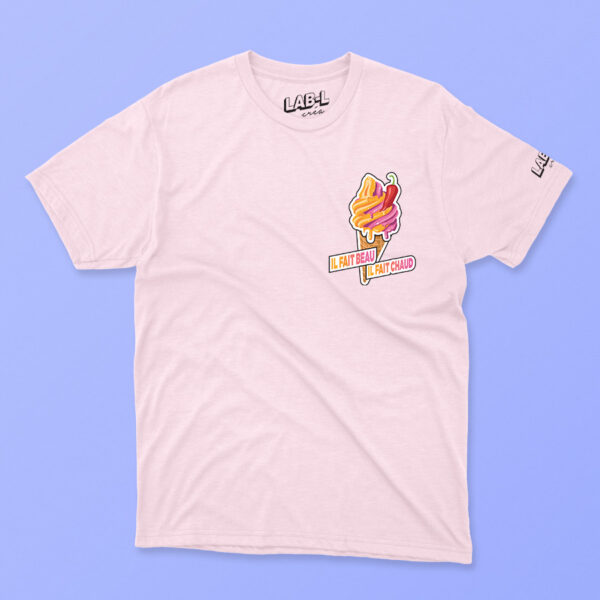 T-shirt unisex - Été Glace – Image 4
