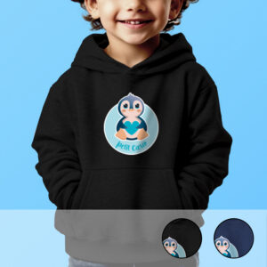 Sweat Enfant – Petit Coeur Bleu