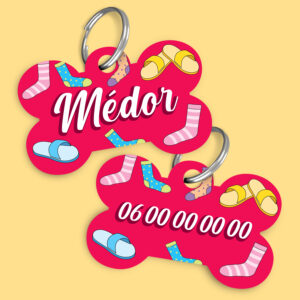 Médaille Animaux – Claquettes-Chaussettes