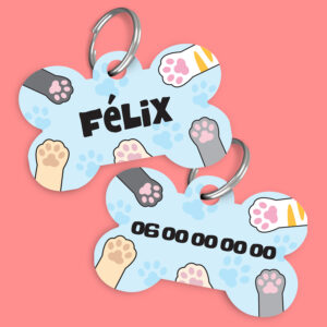 Médaille Animaux – Pattes de chats