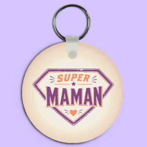 Porte-clé – Super Maman