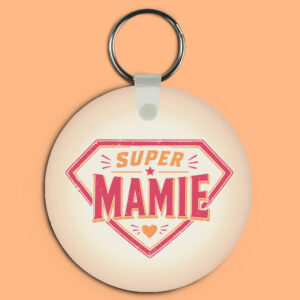 Porte-clé – Super Mamie