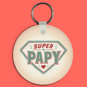 Porte-clé – Super Papy