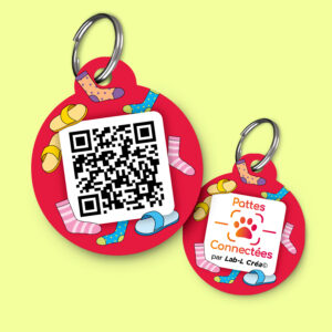Médaille « Pattes Connectées » – Claquettes-Chaussettes