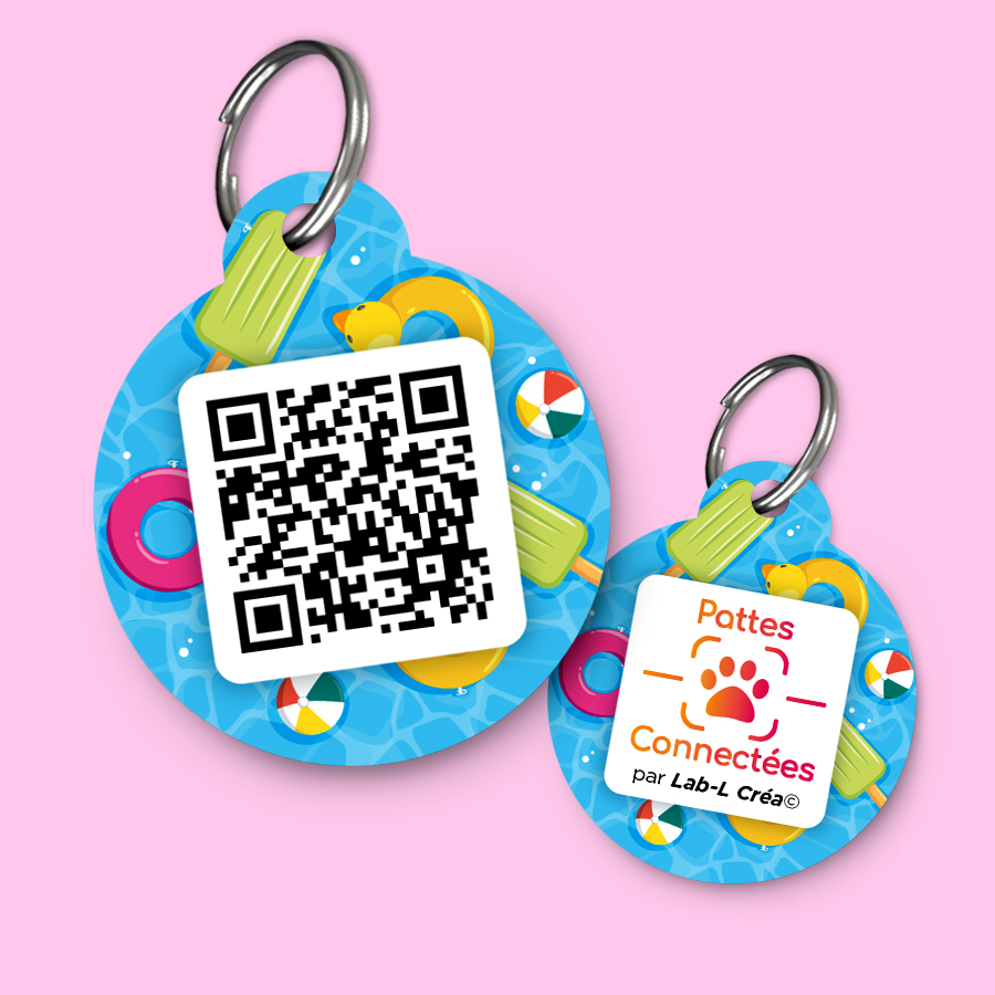 Médaille "Pattes Connectées" - Piscine – Image 2