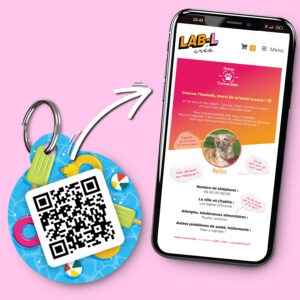 Médaille « Pattes Connectées » – Piscine