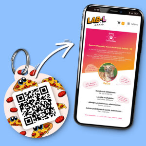 Médaille « Pattes Connectées » – Pizza