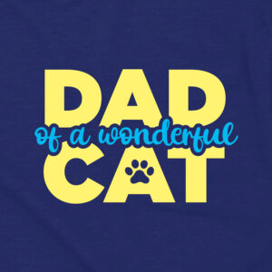 T-shirt mixte – Dad of a Cat