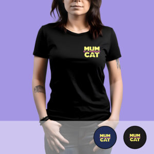 T-shirt mixte – Mum of a Cat