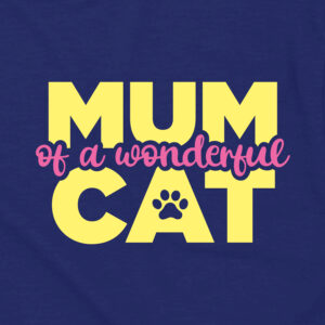 T-shirt mixte – Mum of a Cat