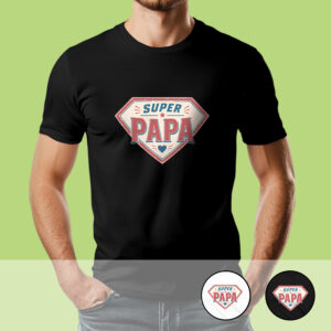 T-shirt mixte – Super Papa
