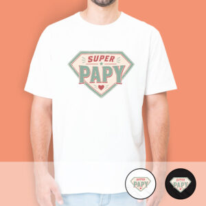 T-shirt mixte – Super Papy