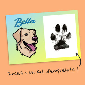 Plaque en Alu – À personnaliser – chien / chat